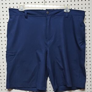 G.H. BASS Bluewater Stretch Shorts Sz 40 Waist Dark Blue Exc Cond